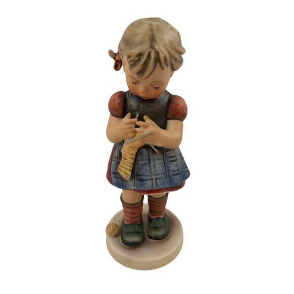 Hummel Goebel Germany Figurine Stitch In Time TMK 4  Vintage 7 in Porcelain 255 - Picture 5 of 10